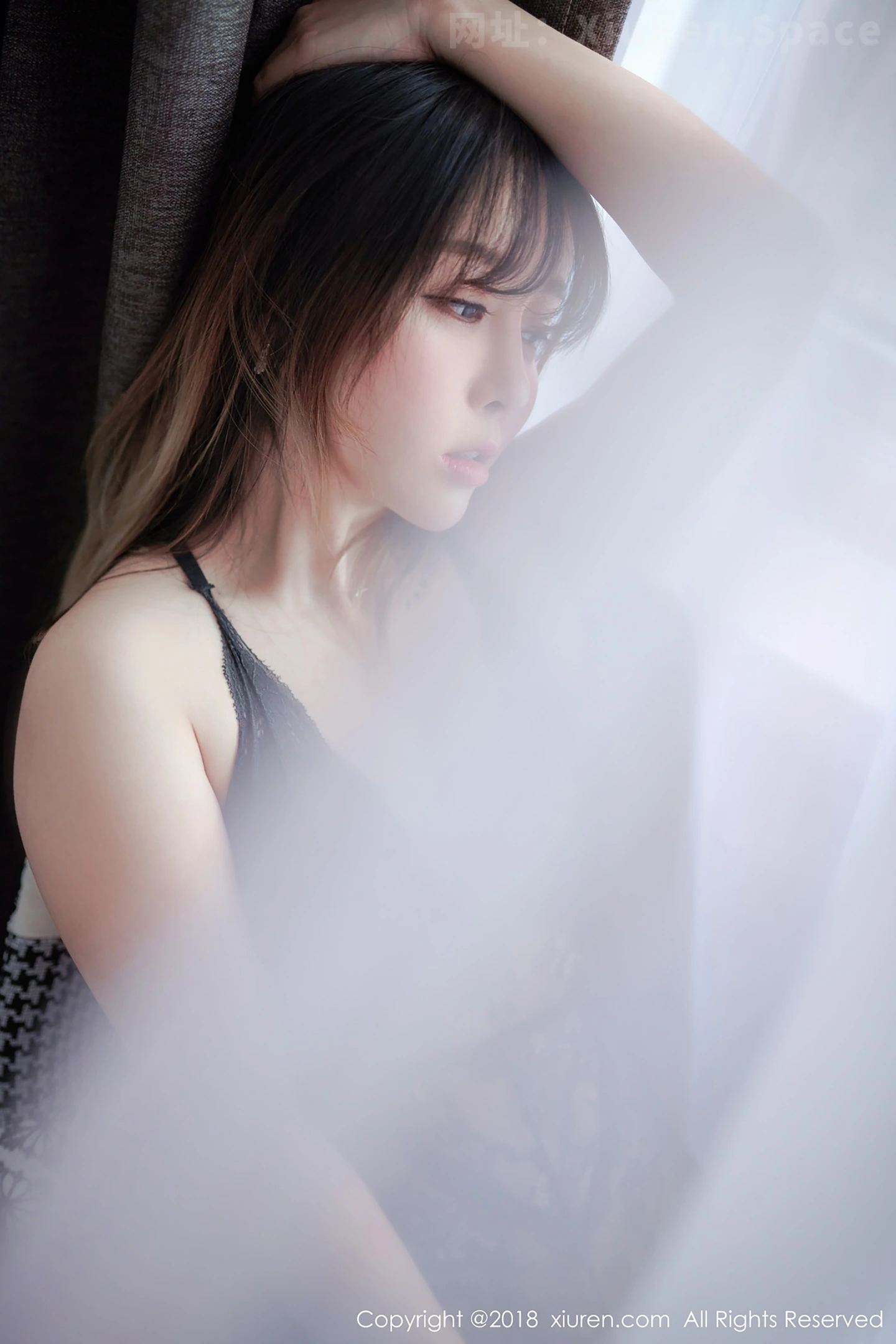 图片[6]-[XiuRen秀人网]VOL.1252 女神王雨纯黑色蕾丝情趣内衣+带子遮点内衣惹火诱惑写真48P-秀人网官方网站